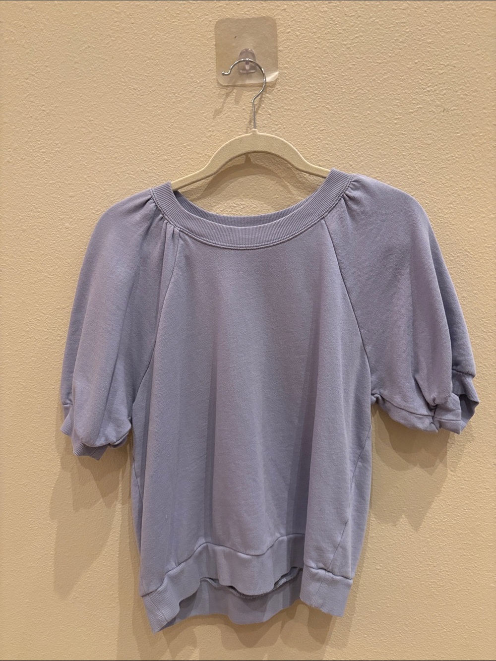 Z Supply Lavender Puff-Sleeve Women's Top